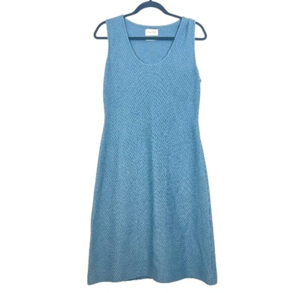 St John 2 Piece Dress / Jacket Suit Set Blue Size US 6 Pre-Loved - Picture 5 of 7